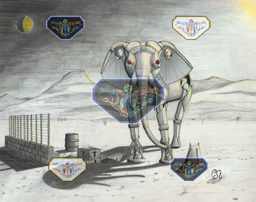 Mechanical Elephant Reproduction Scan